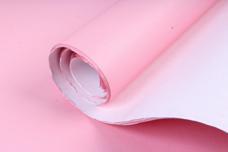 Бумага 1м*70см Дизайнерская бумага "Розовая"  78г/м2  10шт/уп  (М)