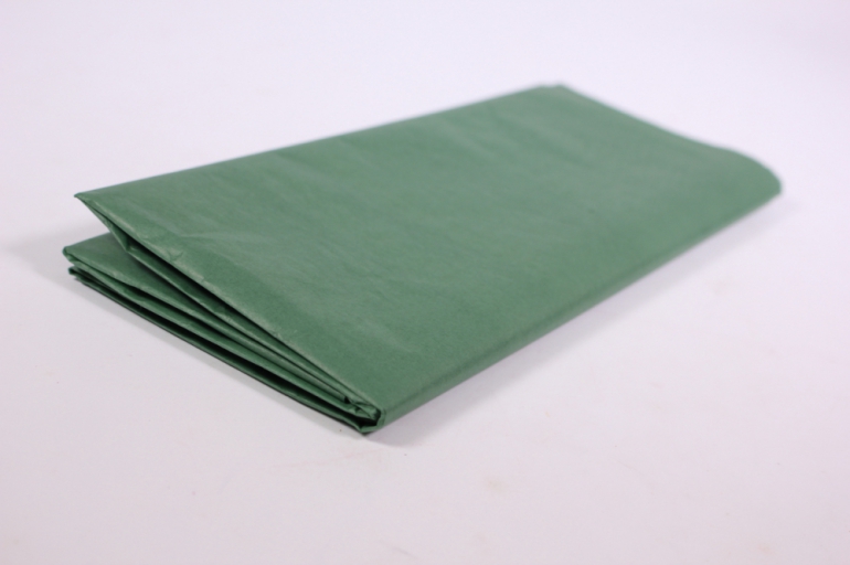 бумага тишью 10 шт 50х66 см, темно-зеленый