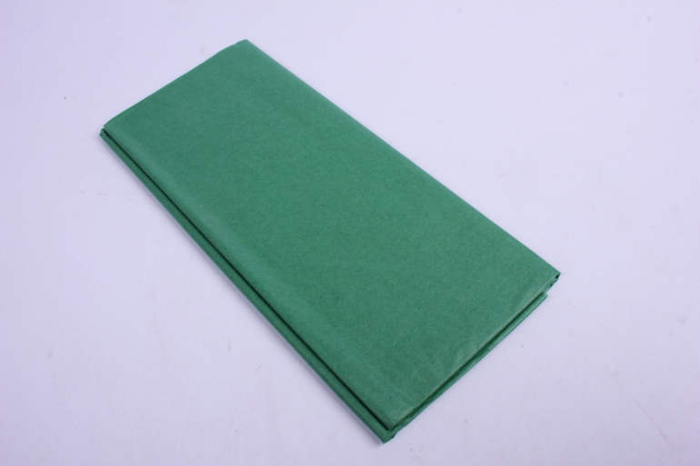бумага  тишью (ч) зеленая  50*66см (10 листов в уп)