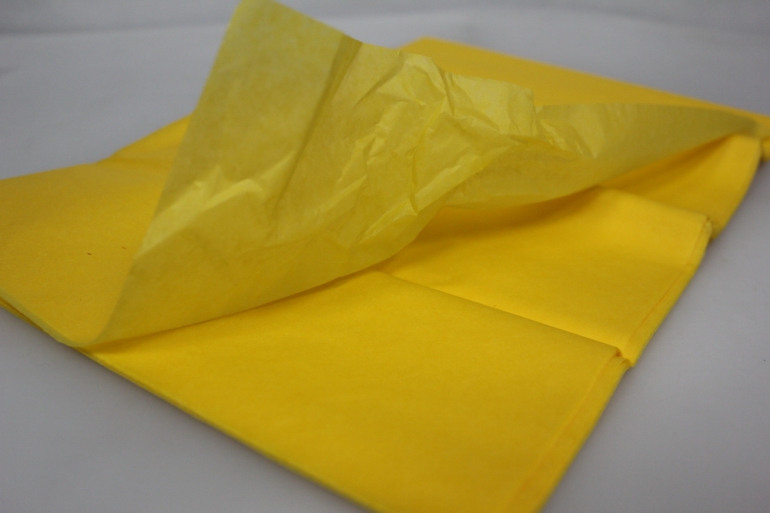 бумага тишью бумага тишью желтая 76х50см (10 листов в уп) 7534-2