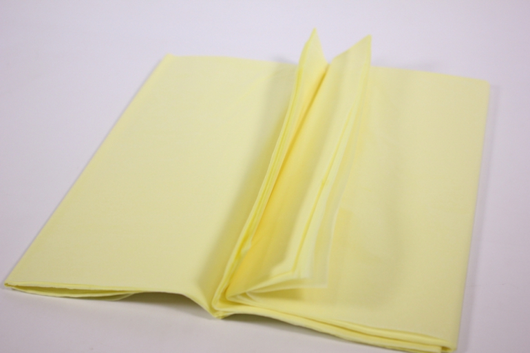 бумага тишью лимон 76х50см (10 листов в упаковке)
