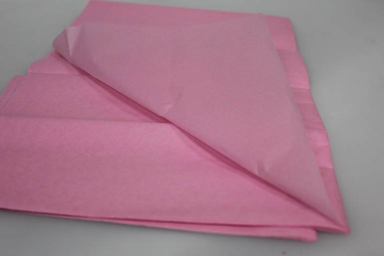 бумага тишью бумага тишью розовая 76х50см (10 листов в уп) 7540