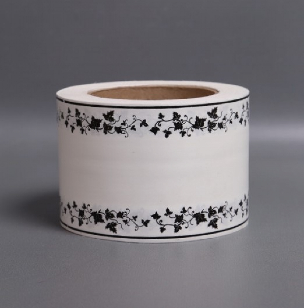 Лента простая (8см*50м) мелкий лист P840 БЕЛЫЙ