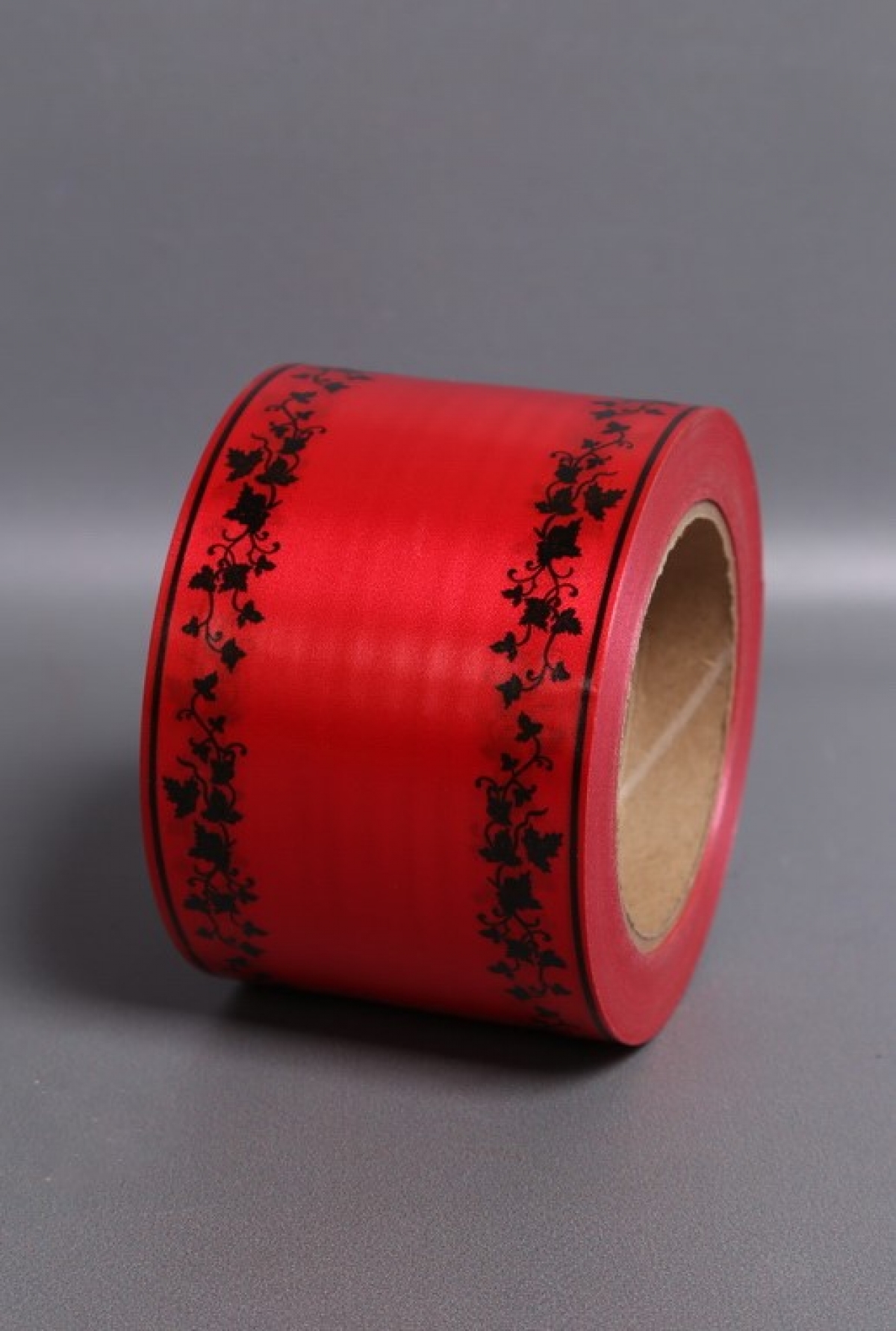 Лента простая (8см*50м) мелкий лист P843 КРАСНЫЙ