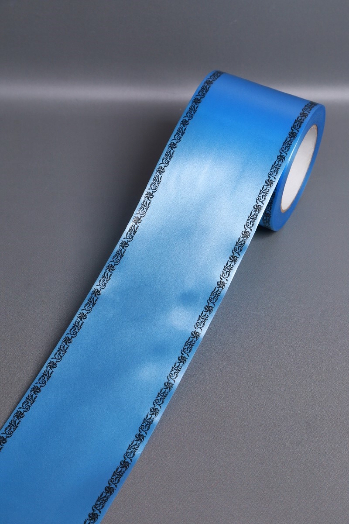 Лента простая (10см*50м) С дубками по краям P1011 СИНИЙ