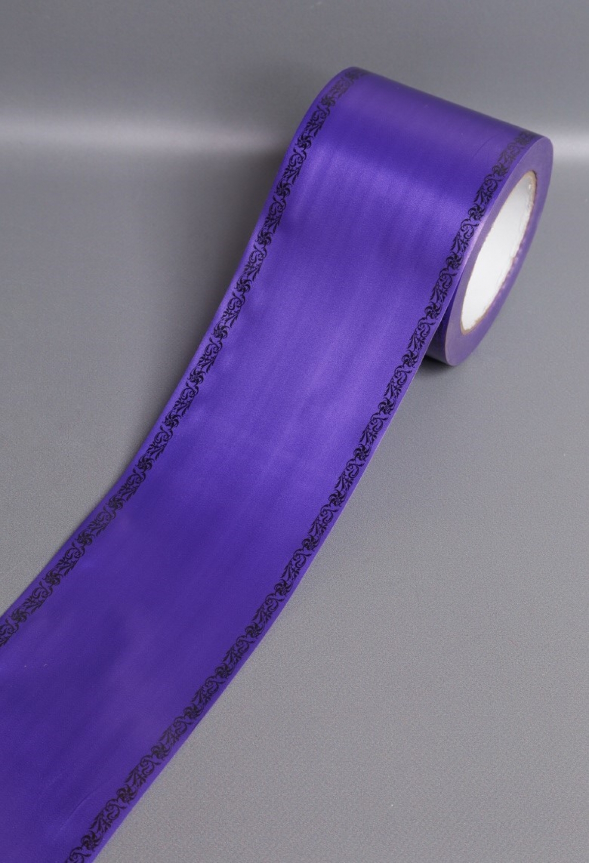 Лента простая (10см*50м) С дубками по краям P1001 ФИОЛЕТОВЫЙ