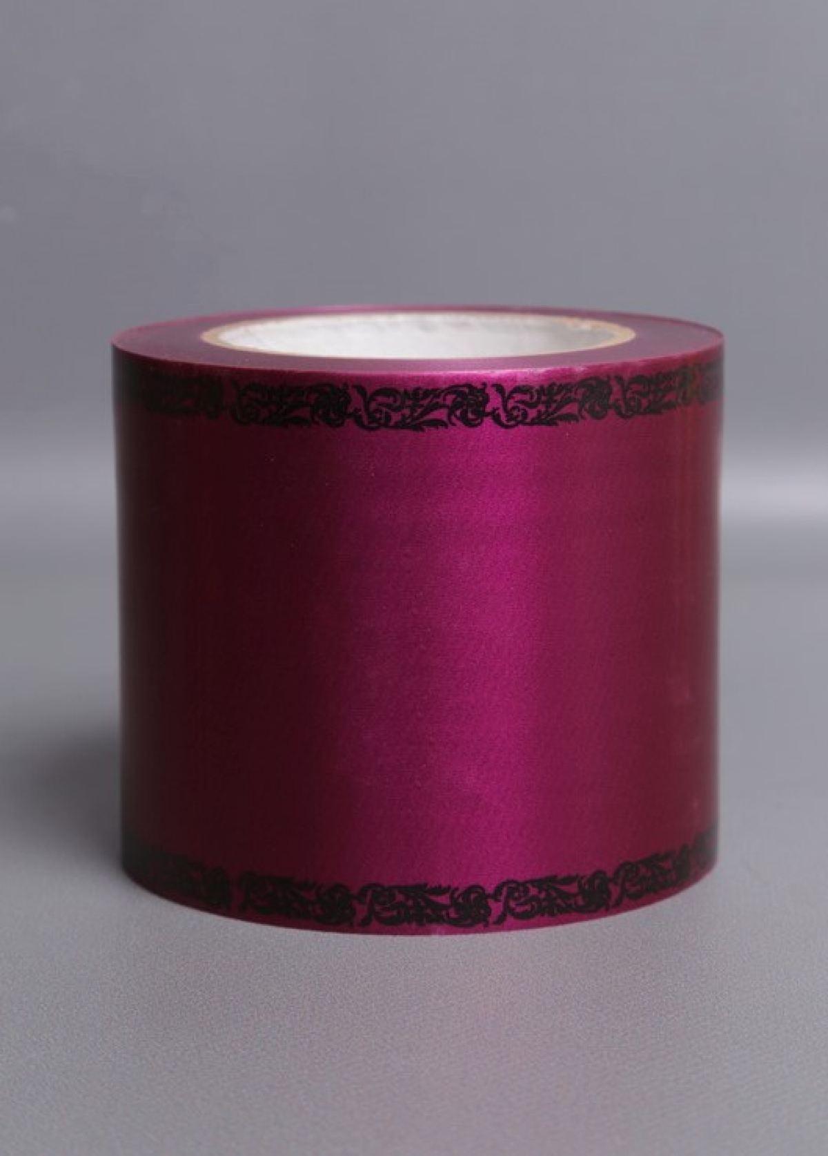 Лента простая (10см*50м) С дубками по краям P1014 ВИШНЕВЫЙ