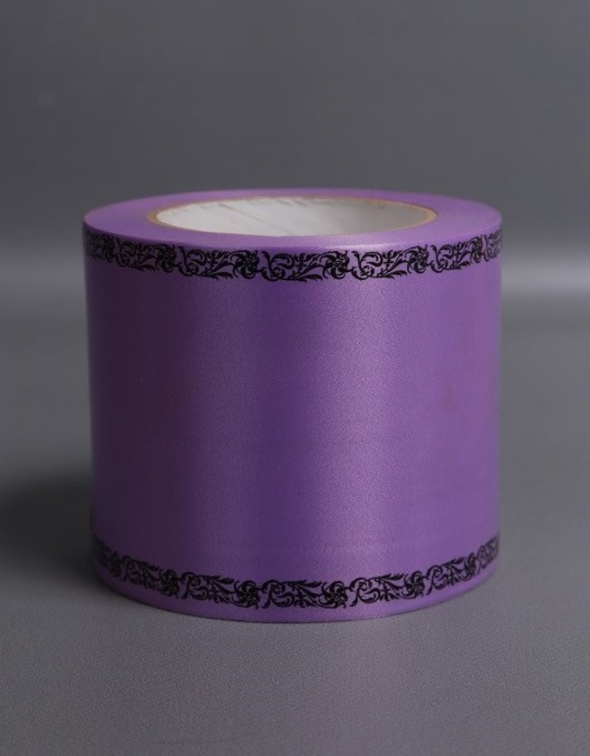 Лента простая (10см*50м) С дубками по краям P1019 СИРЕНЕВЫЙ