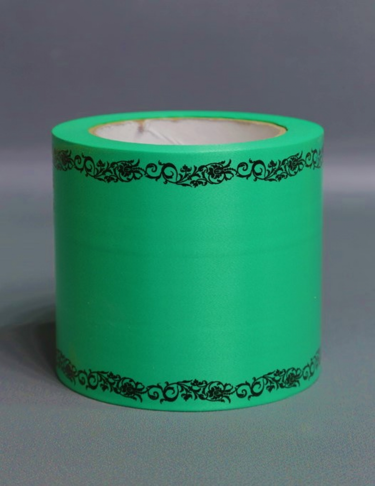 Лента простая (10см*50м) С дубками по краям P1010 ЗЕЛЕНЫЙ