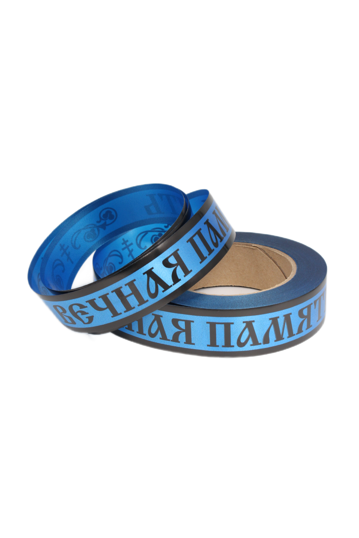 Лента простая 3х50м Вечная память Синий P3094