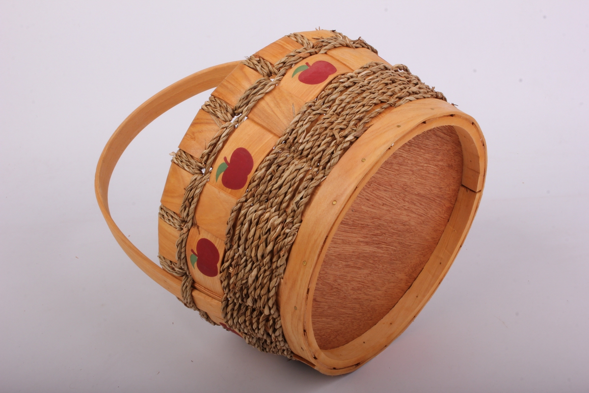 Корзина плетеная (секвойя) d=23 h=12/28cm