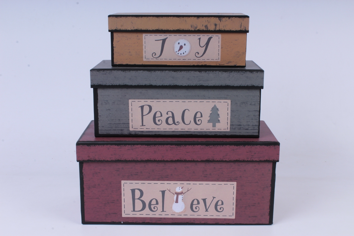 набор подарочных коробок из 3шт - прямоугольник  l.29x13x13cm/m.24.5x11x10cm/s.20x8x7.5cm	(н)