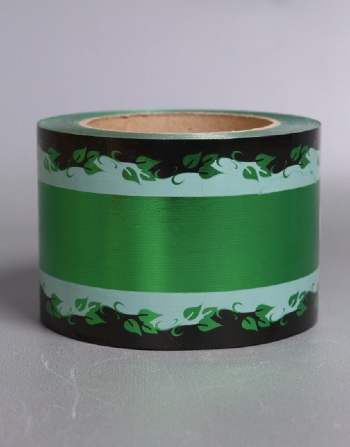 Лента металл с рисунком 8см*50ярд МР803 ЗЕЛЕНЫЙ