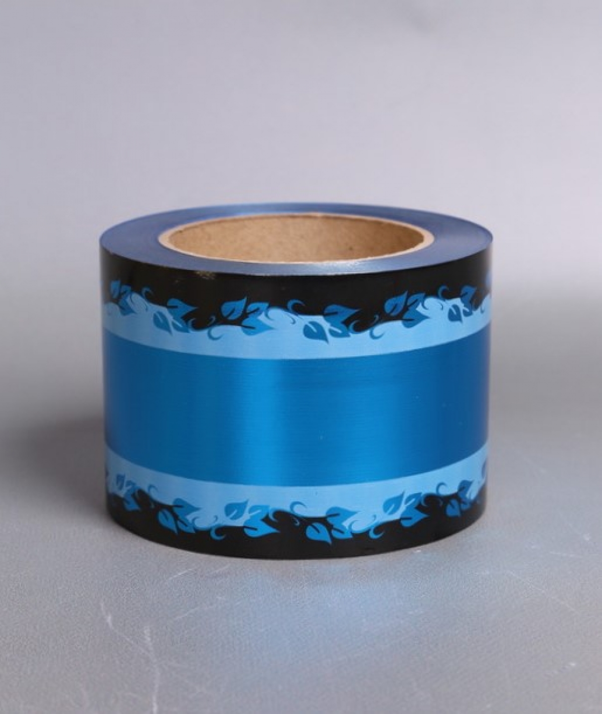 Лента металл с рисунком 8см*50ярд МР804 СИНИЙ