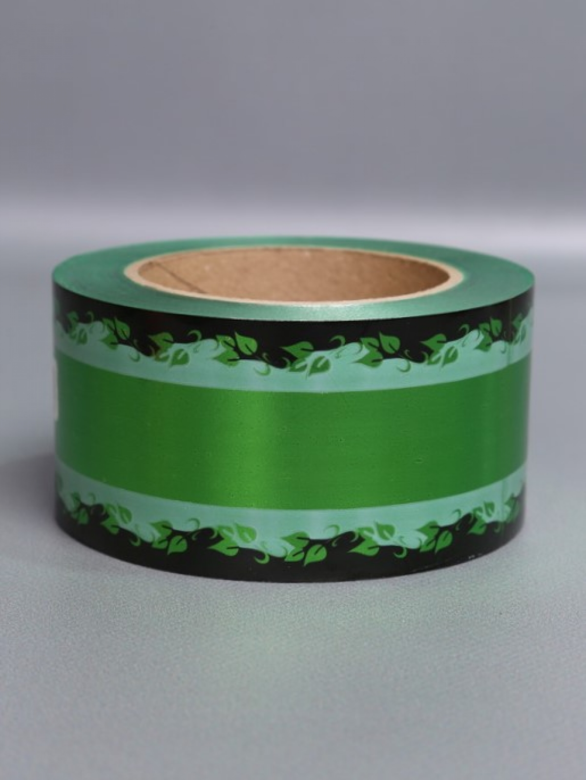 Лента металл с рисунком (6см*50ярд) МР603 зелёный