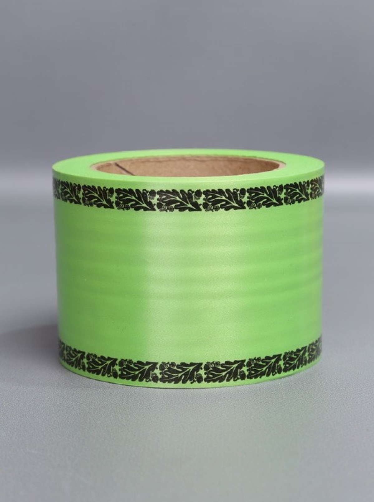 Лента простая (8см х 50м) С дубками по краям P830 САЛАТОВЫЙ