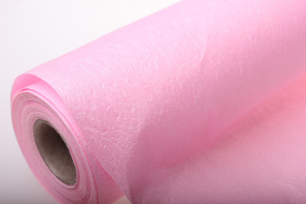 бумага водостойкая аксессуары для флористов - бумага водостойкая для цветов 60х10м - светло-розовый 2342