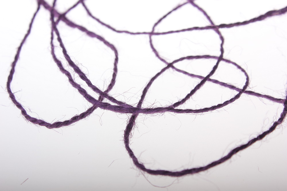 аксессуары для флористов - лента текстильная - шнур натуральный джутовый в ассортименте 100гр аксессуары для флористов - лента текстильная - шнур натуральный джутовый в ассортименте 100гр - фиолетовый 2223