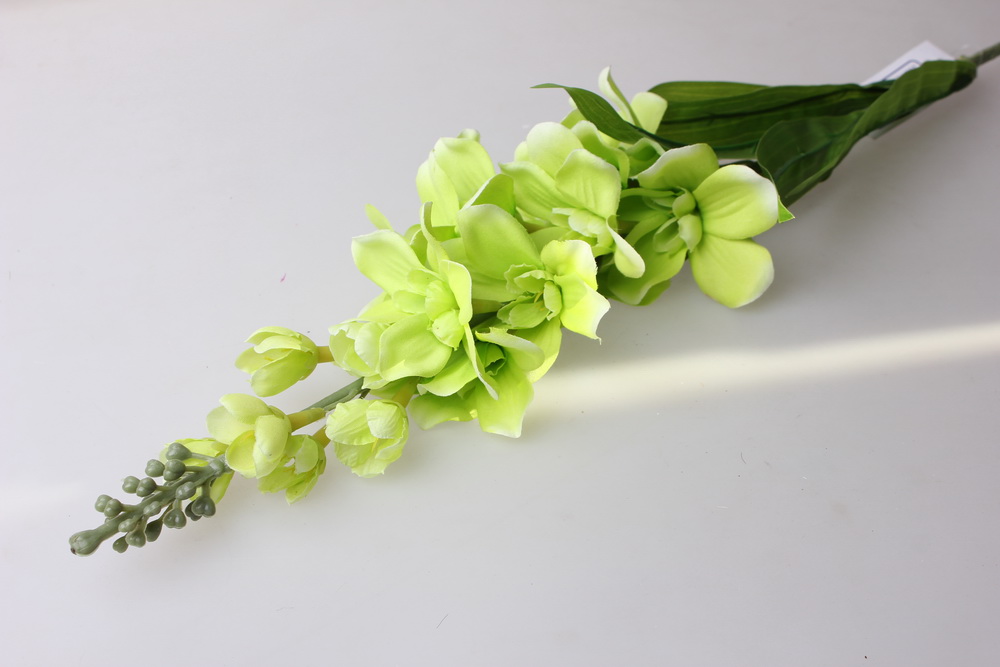 альстрамерия салатово/белая  90см - цветы искусственные