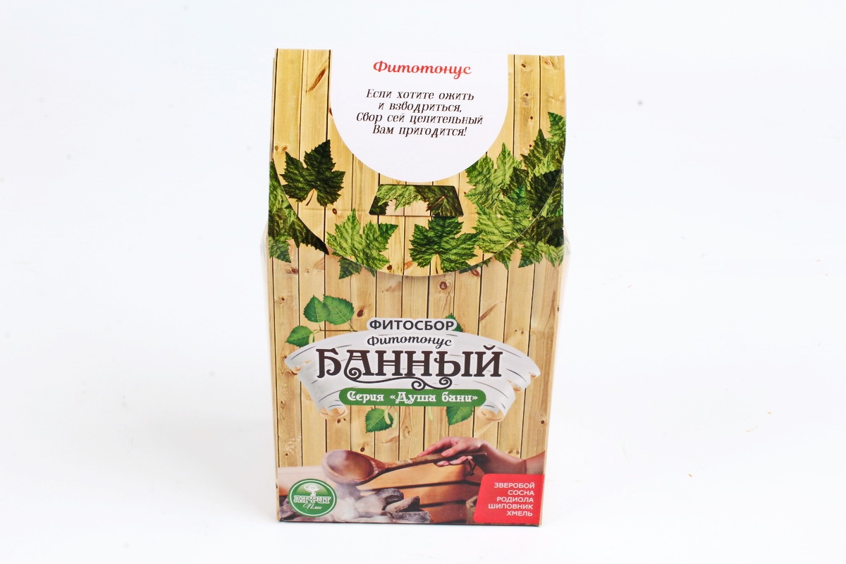 Банный фитосбор серии "душа бани" "Фитотонус" 80 г
