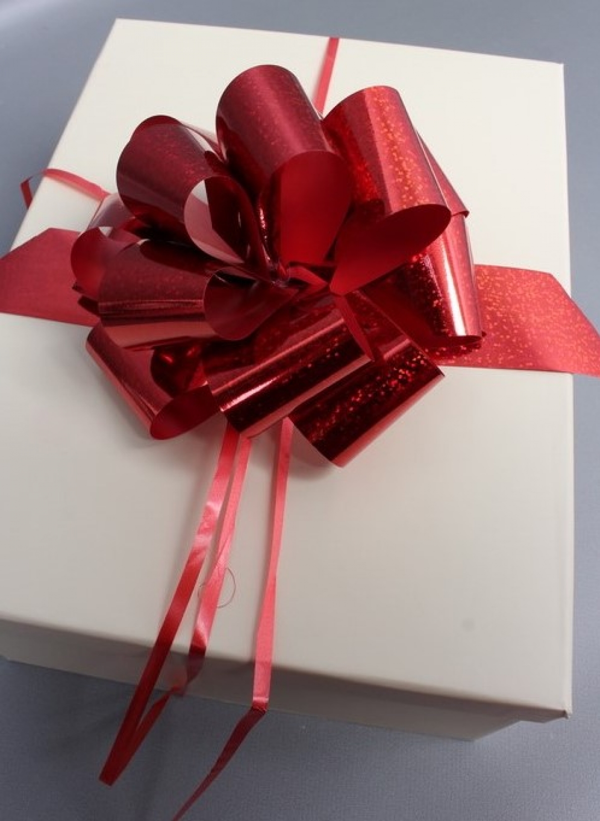 Бант-шар 5см  голография красный   1шт