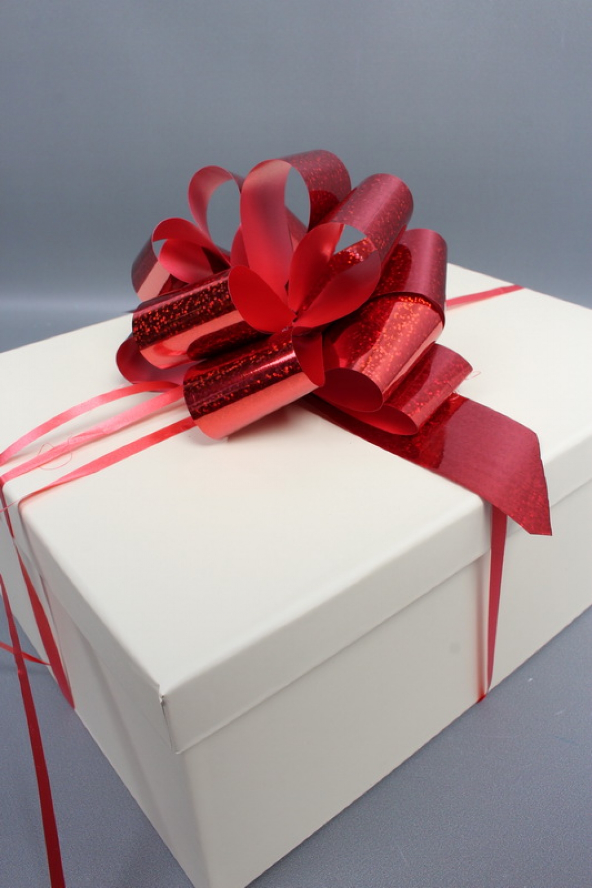 Бант-шар 5см  голография красный   1шт