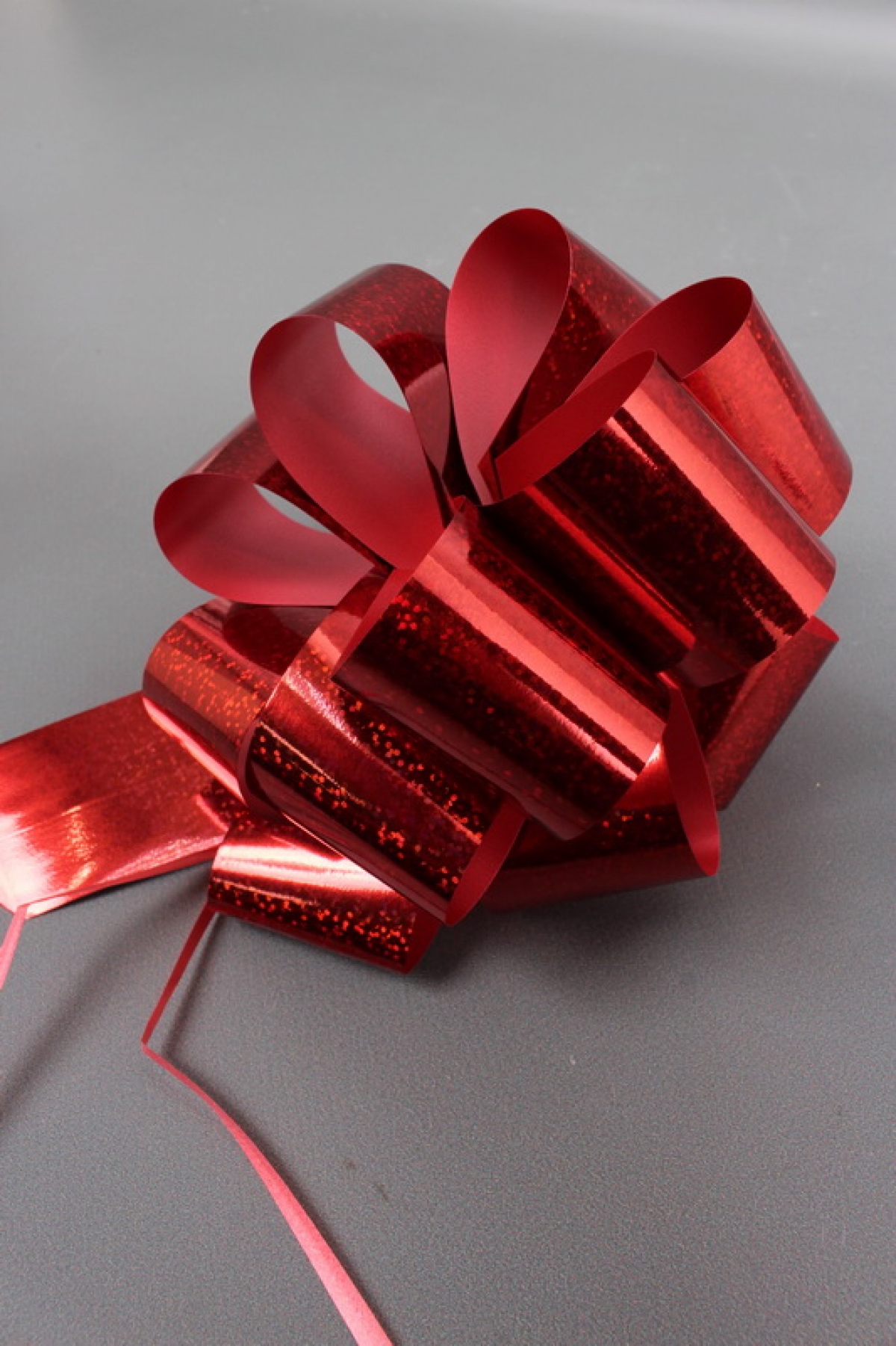 Бант-шар 5см  голография красный   1шт