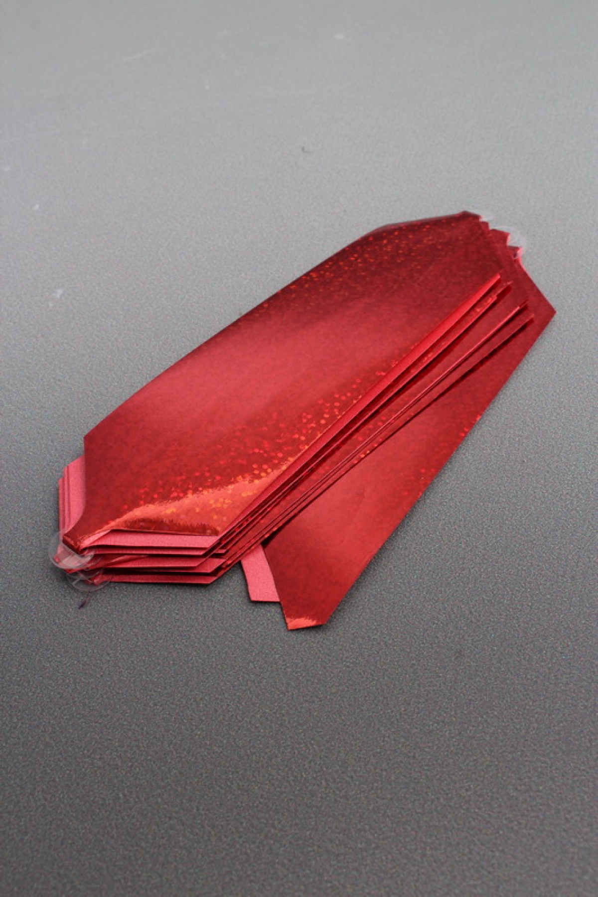 Бант-шар 5см  голография красный   1шт