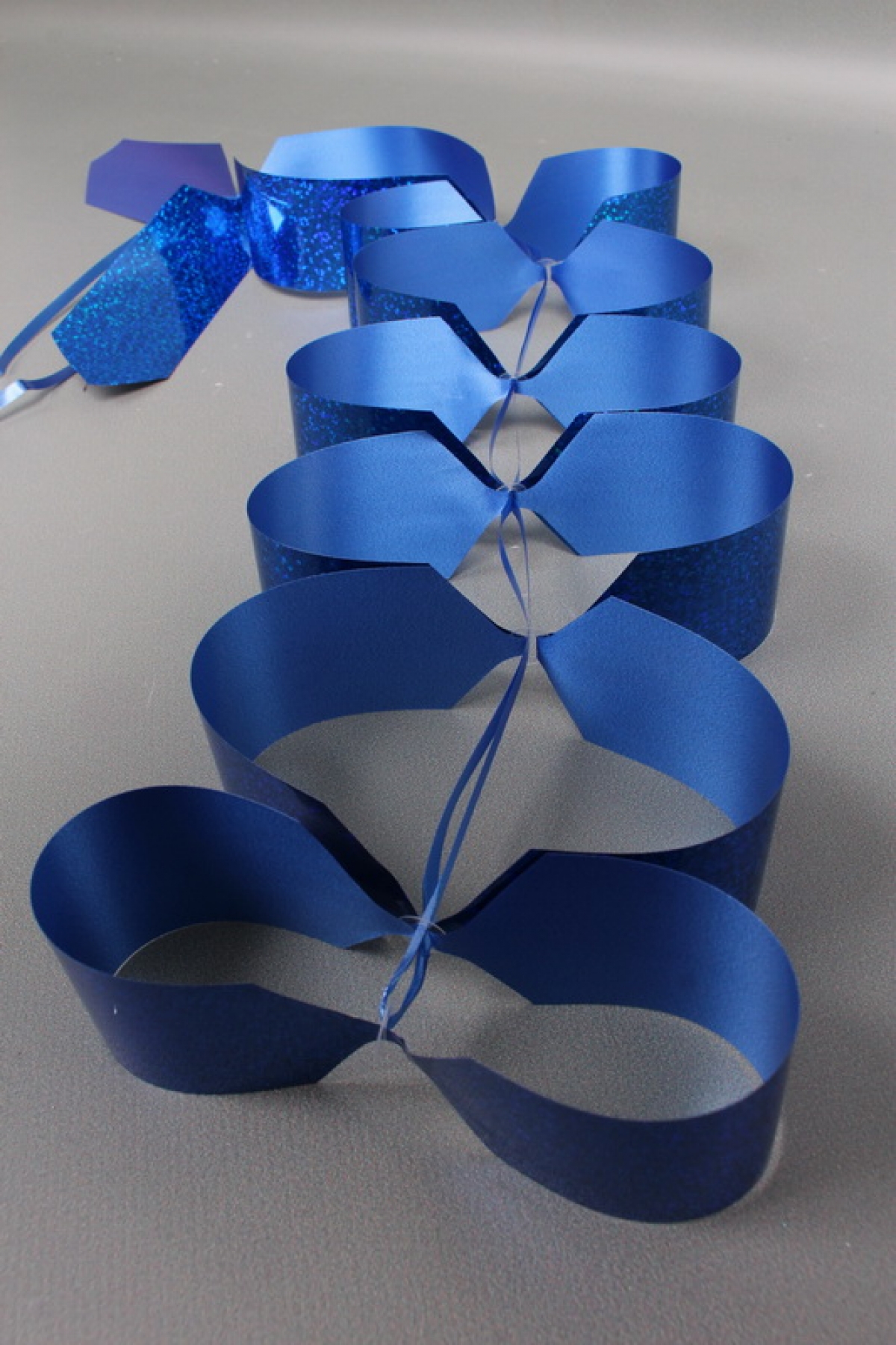 Бант-шар 5см  голография синий   1шт