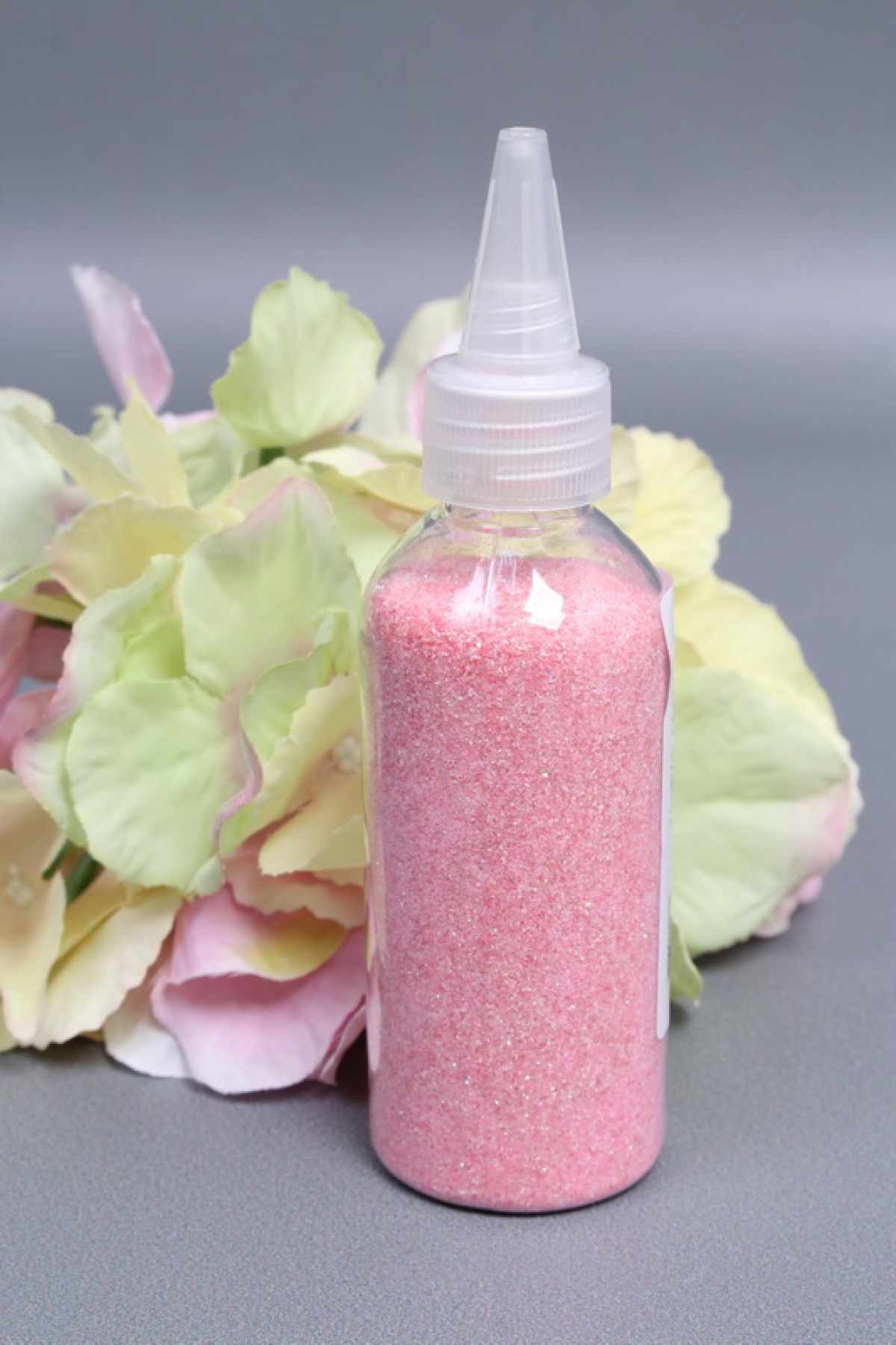 Блестки цветные  80гр Светло-розовые флуоресцентные в тубе	00109053