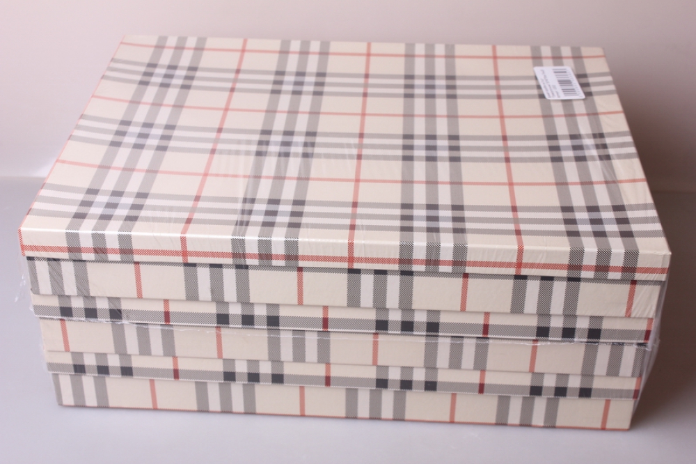 брикет коробок из 3 шт. &quot;прямоугольник&quot; 30х40х4,5см