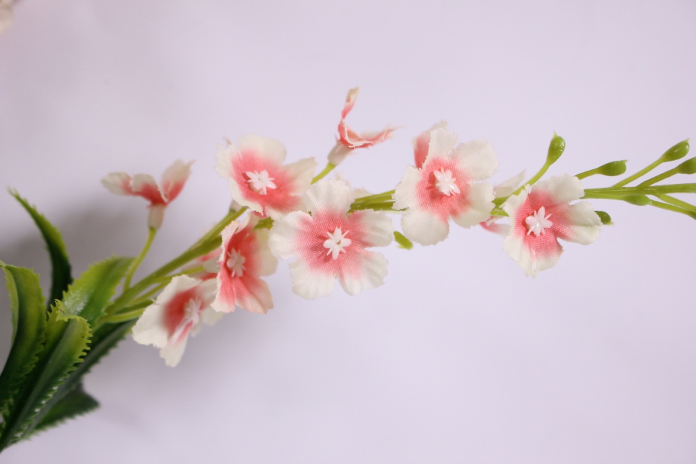 букет цветов люпины 30см - розово/бежевые kwy596 2778