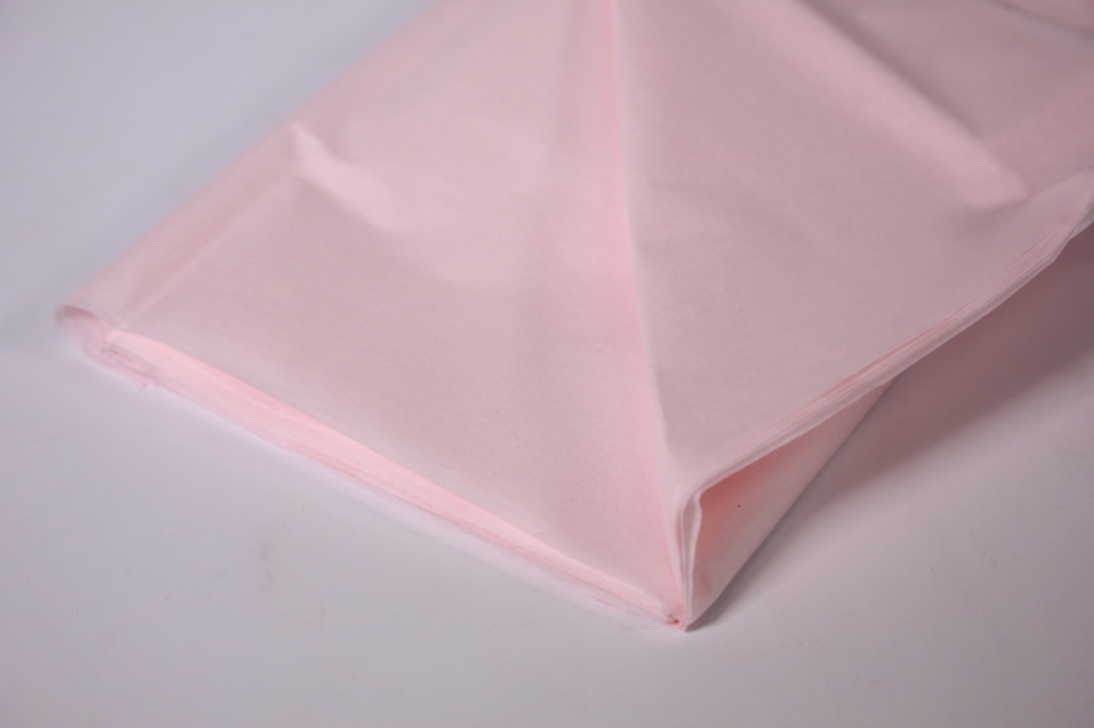 бумага тишью 10 шт 50х66 см, нежно-розовый