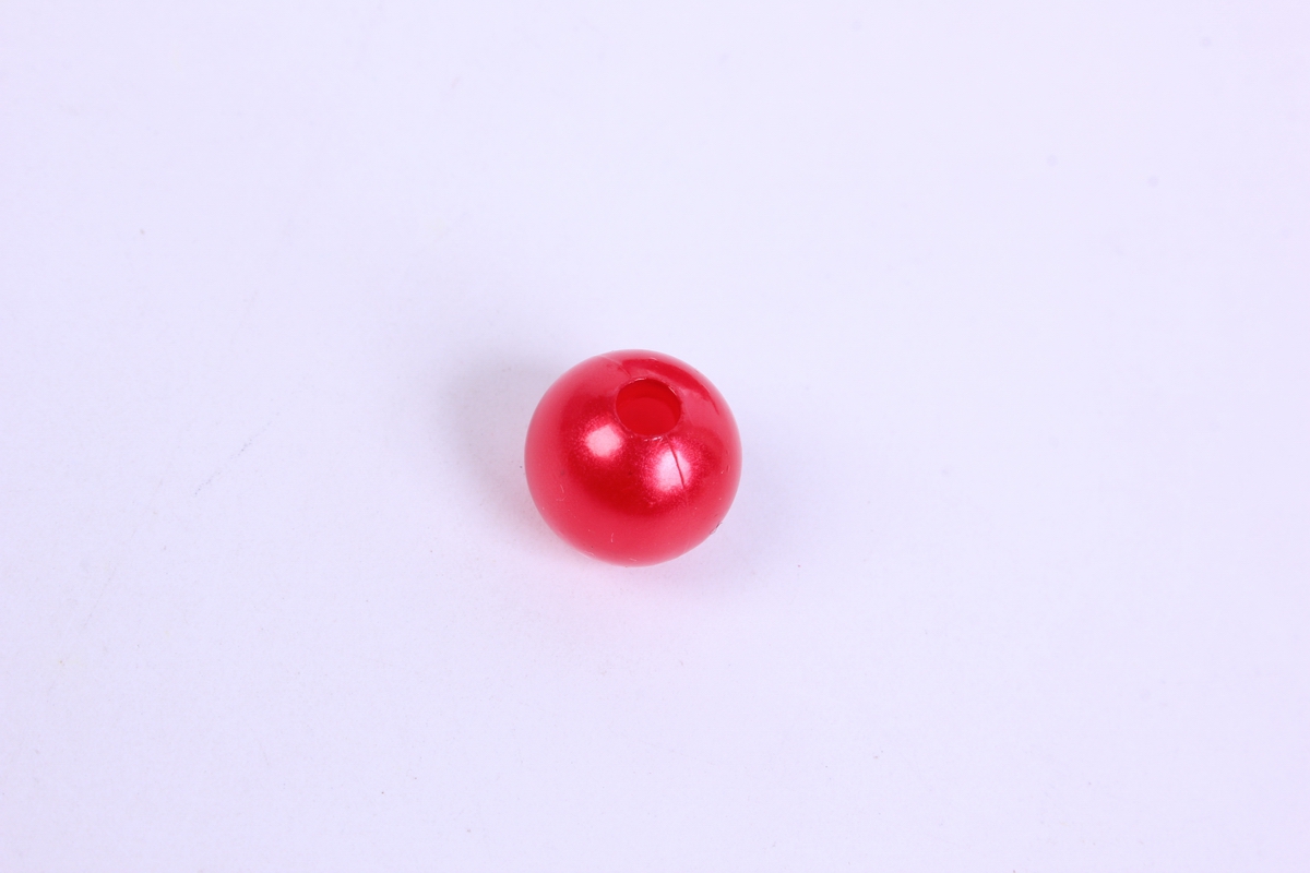 бусины  10мм круглые перламутр красные  (50гр) pl  k10-07