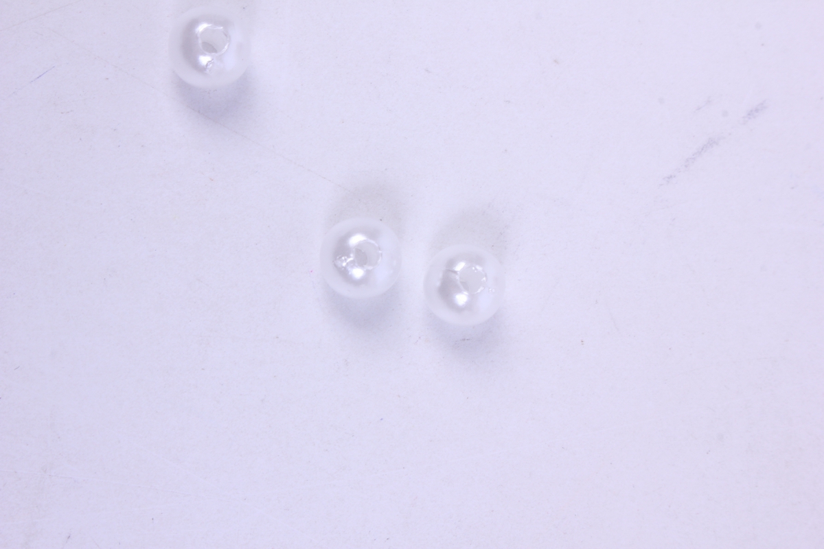 бусины  6мм круглые перламутр  белые   (50гр) pl в асс. k6-27