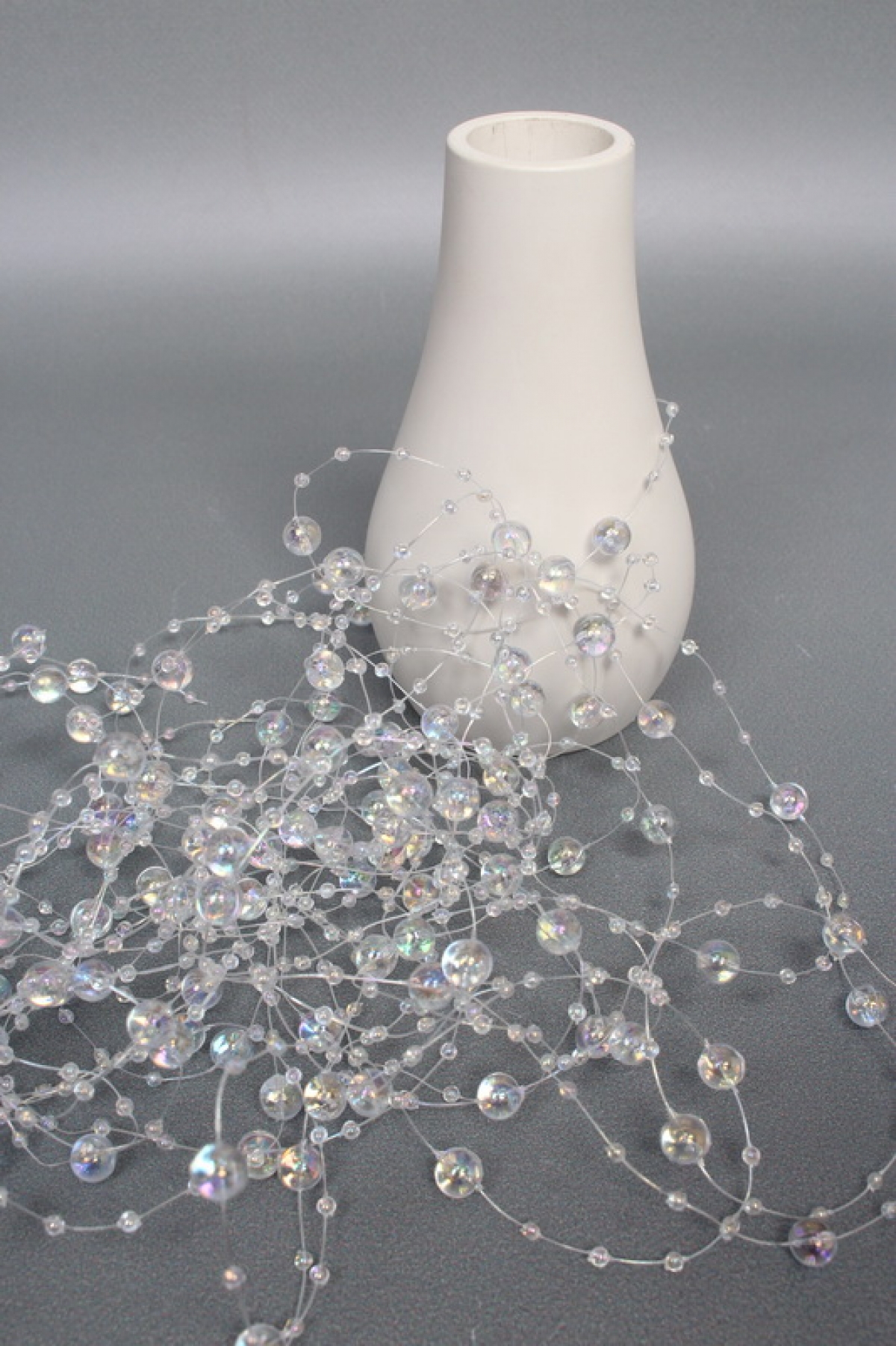 Бусы на нити в пакете  3+8 мм * 10 м, перламутровый  4217М