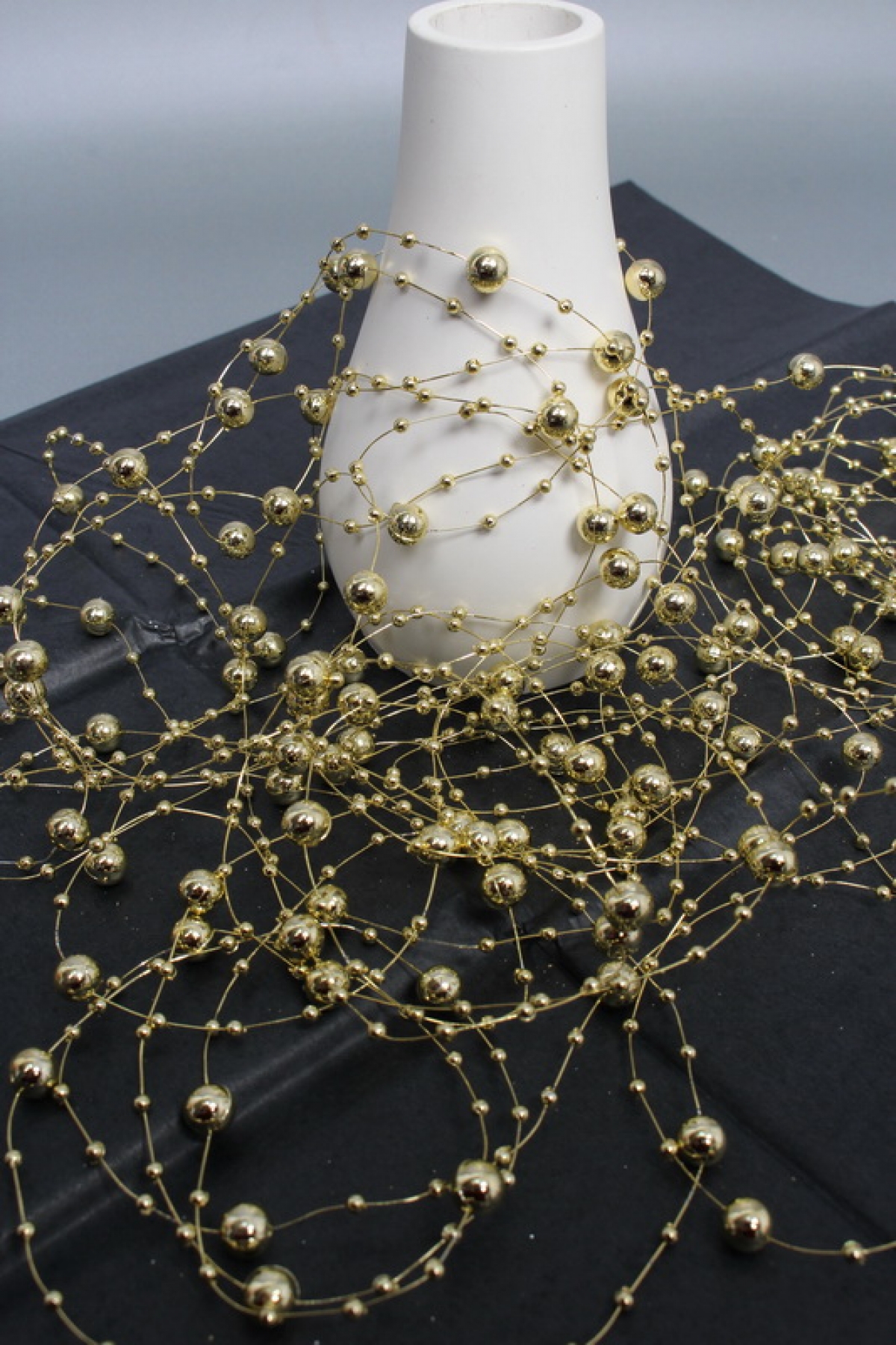 Бусы на нити в пакете  3+8 мм * 10 м, золото  4231М