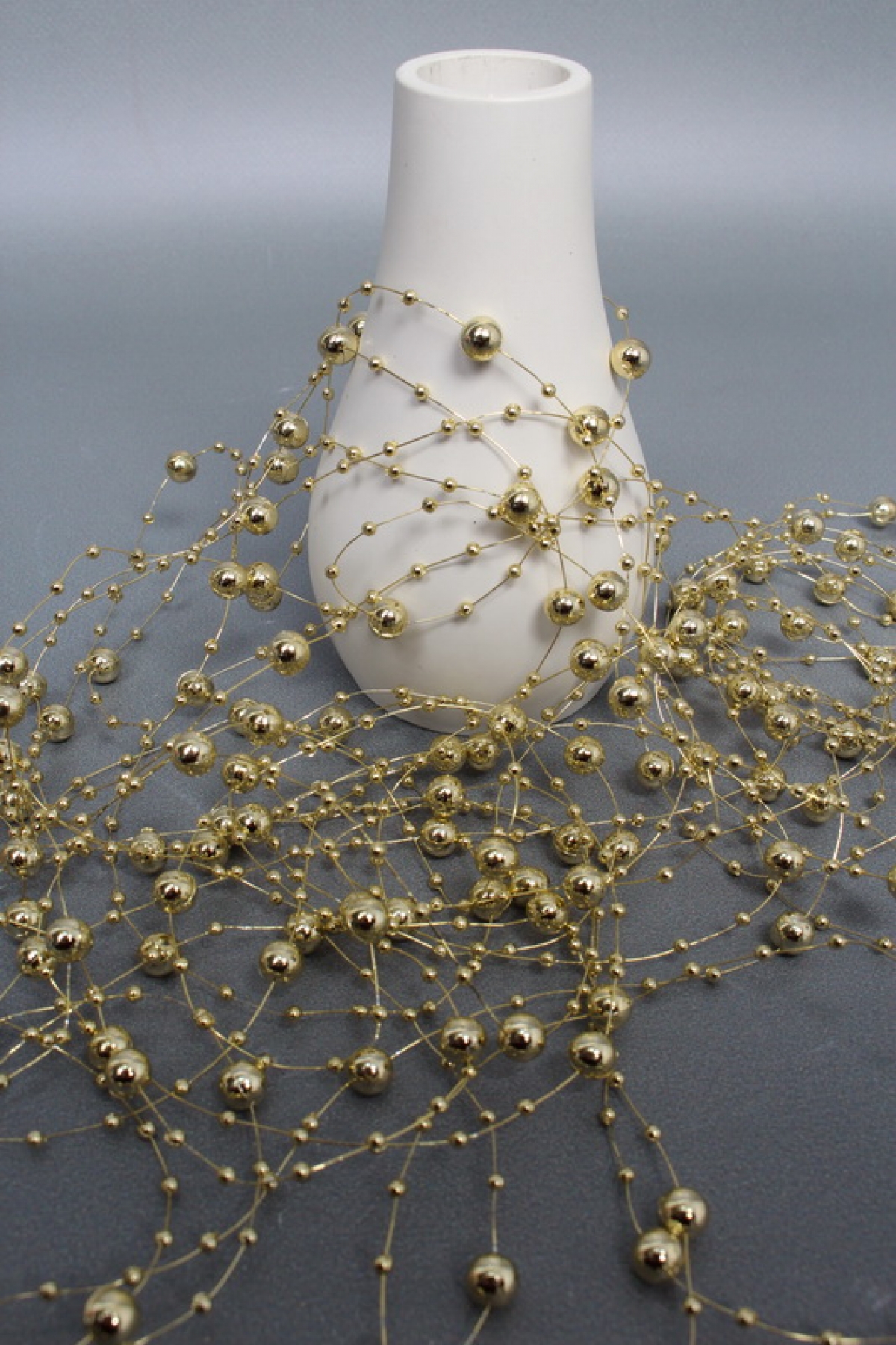 Бусы на нити в пакете  3+8 мм * 10 м, золото  4231М