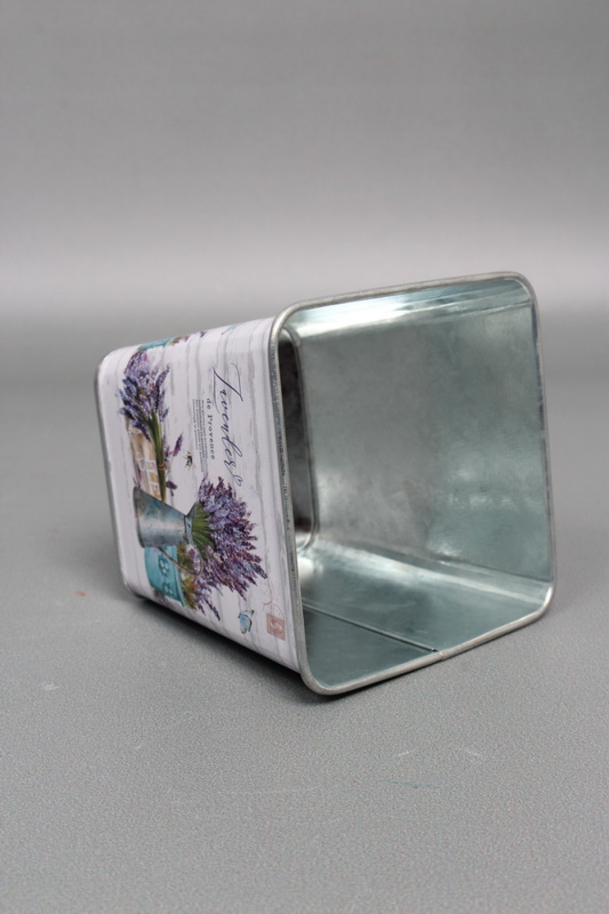 Декоративное кашпо "Букет лаванды" 9.5X9.5XH9CM. металл  0615М