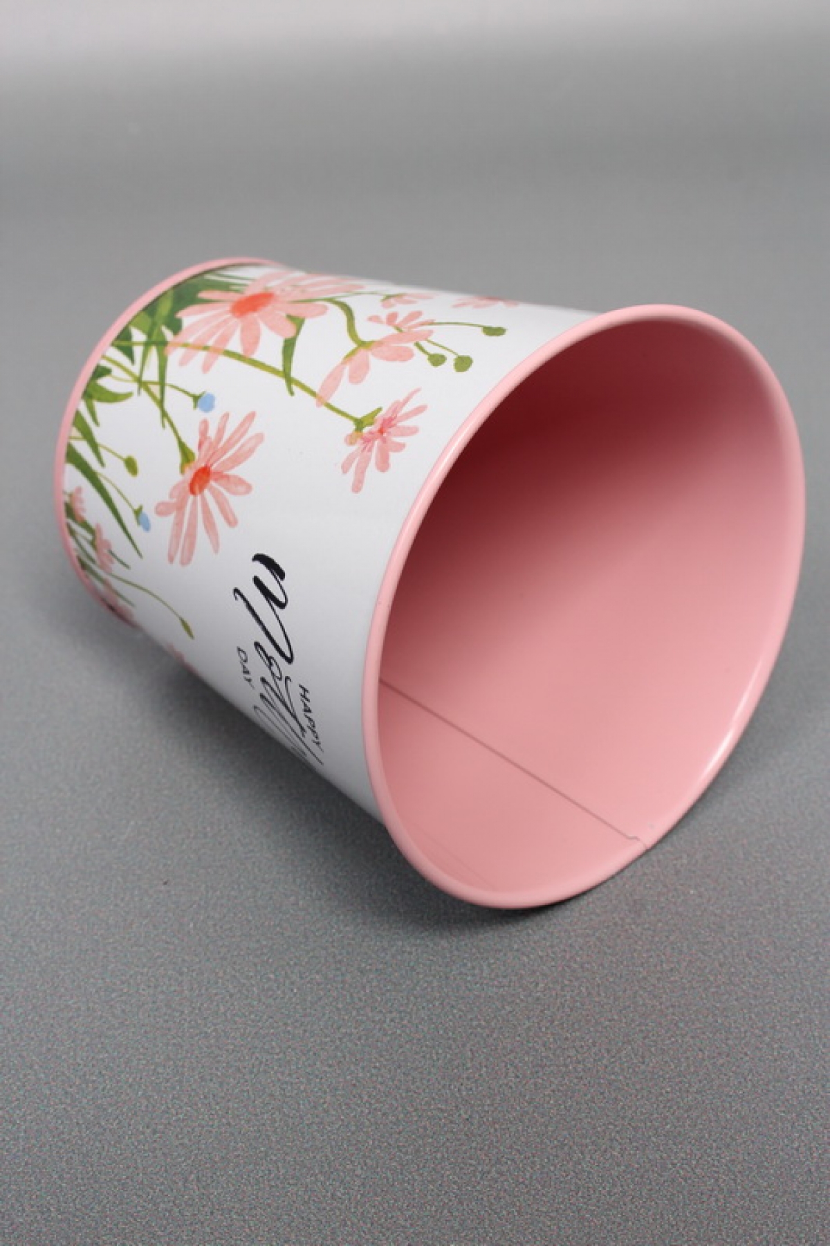 Декоративное кашпо "Цветущая милость " D10XH10 см B:D7.5 см, 1 шт.  7868М