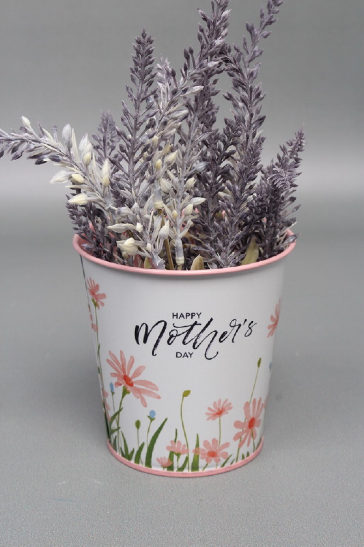 Декоративное кашпо "Цветущая милость " D10XH10 см B:D7.5 см, 1 шт.  7868М