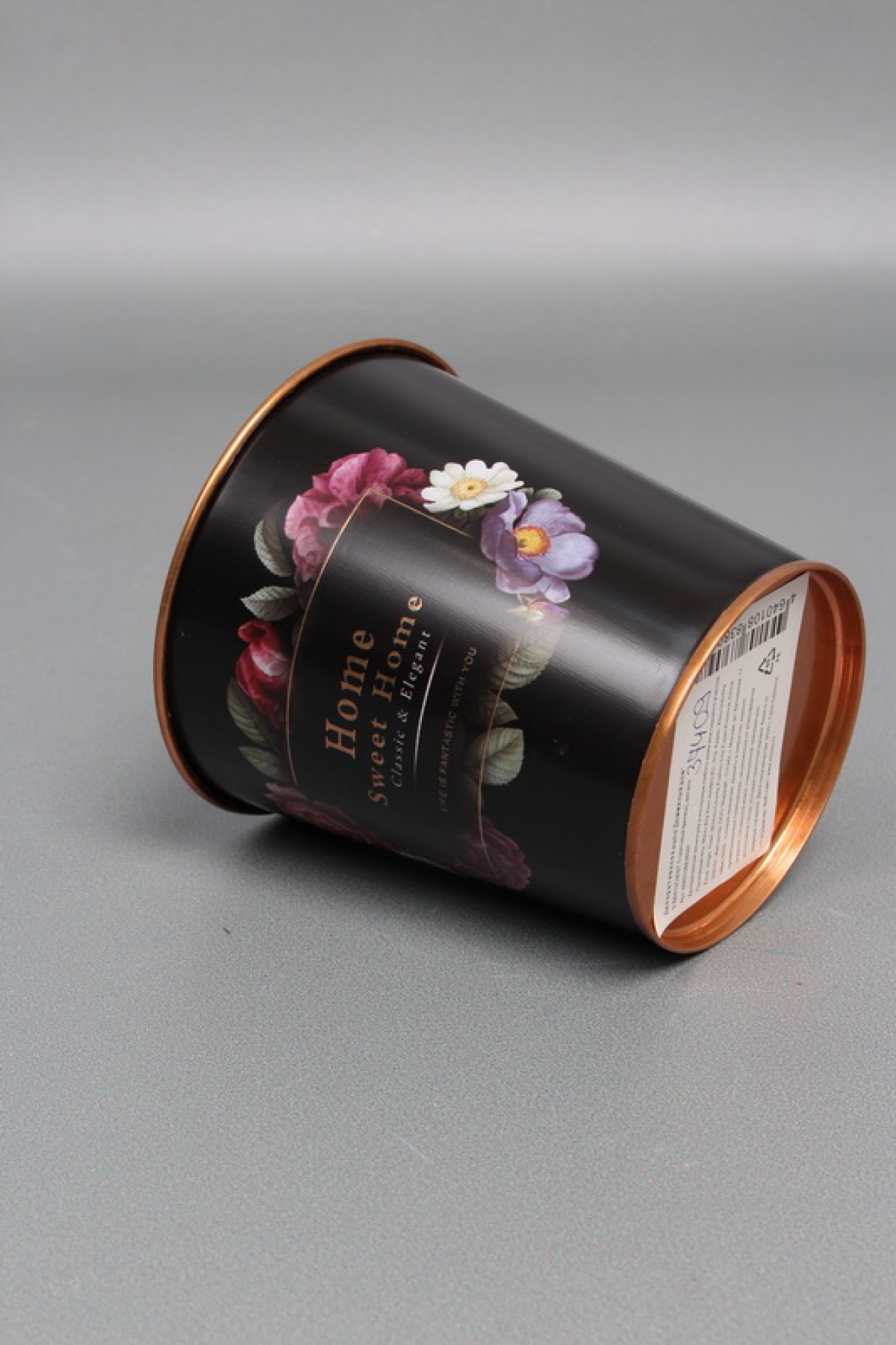 Декоративное кашпо "Дом милый дом" 9.8XH10CM/B7.5 (матовый финиш), металл  8097М