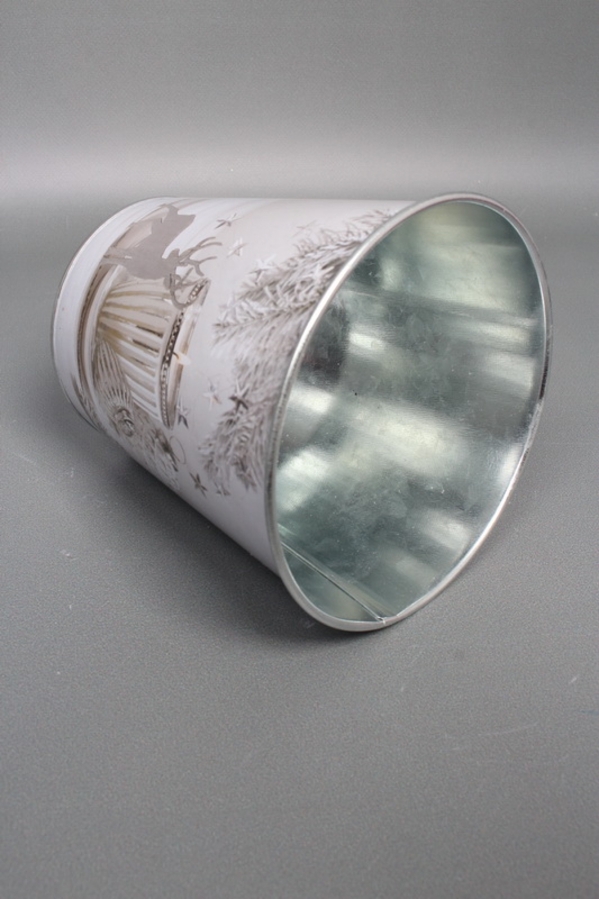 Декоративное кашпо "Искристое чудо" D15XH15CM/B11, металл  8403М