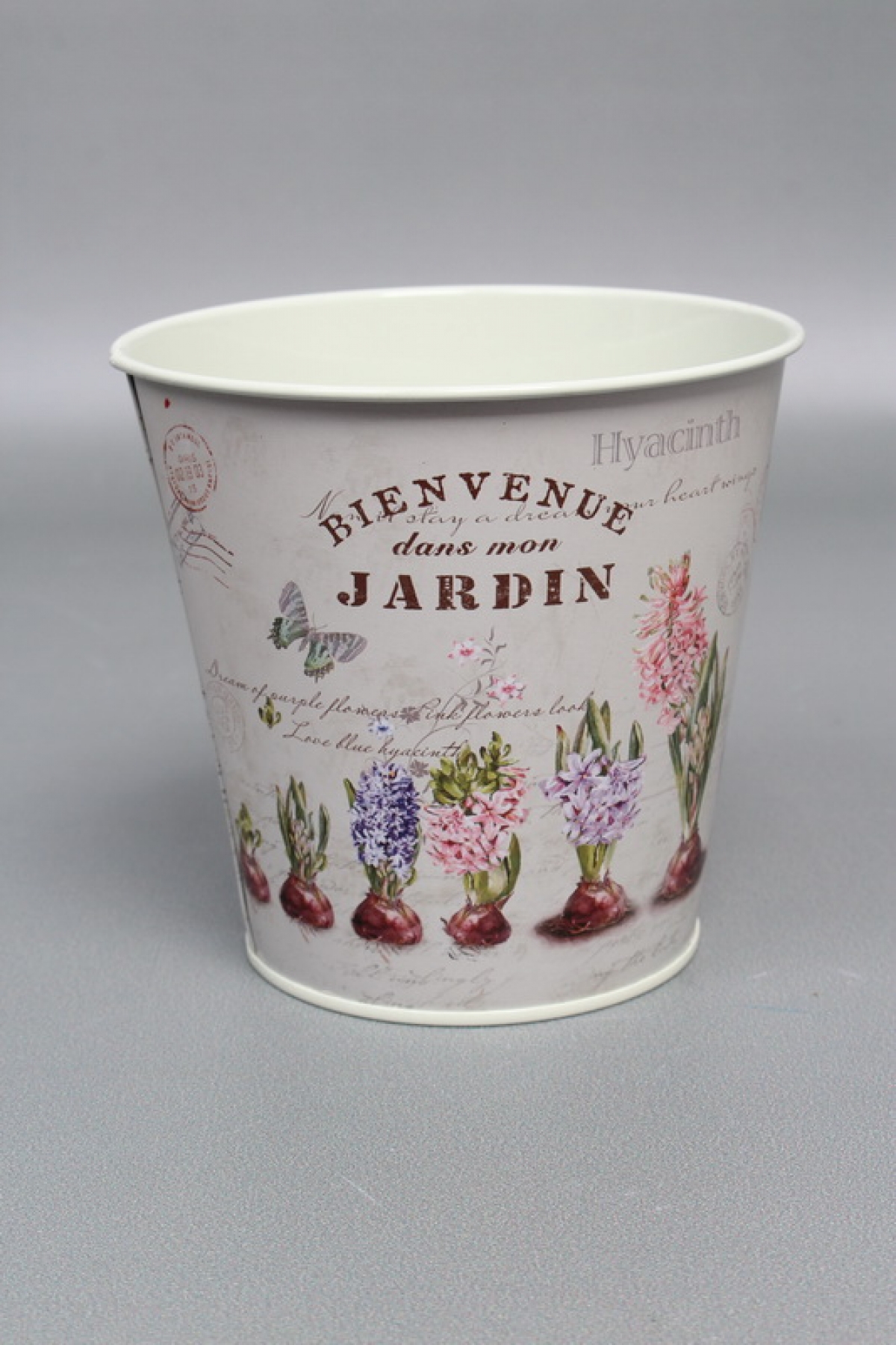 Декоративное кашпо "Jardin" D12XH11CM/B8.5, металл 1950М