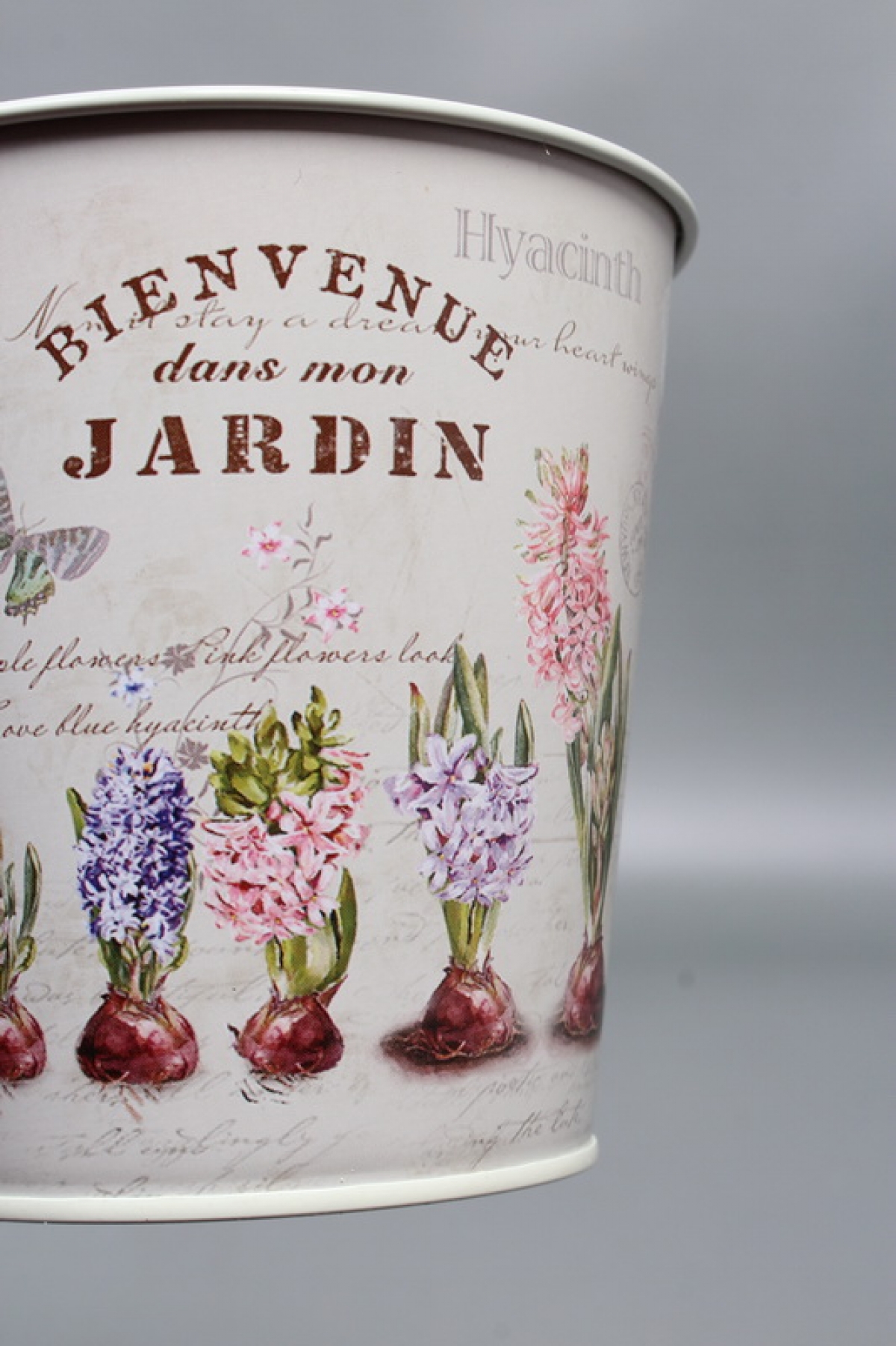 Декоративное кашпо "Jardin" D12XH11CM/B8.5, металл 1950М