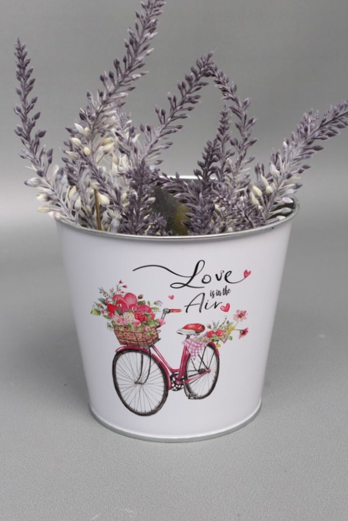 Декоративное кашпо "Любовь в воздухе" D13,3XH11,5CM/B9.5, металл  3699М