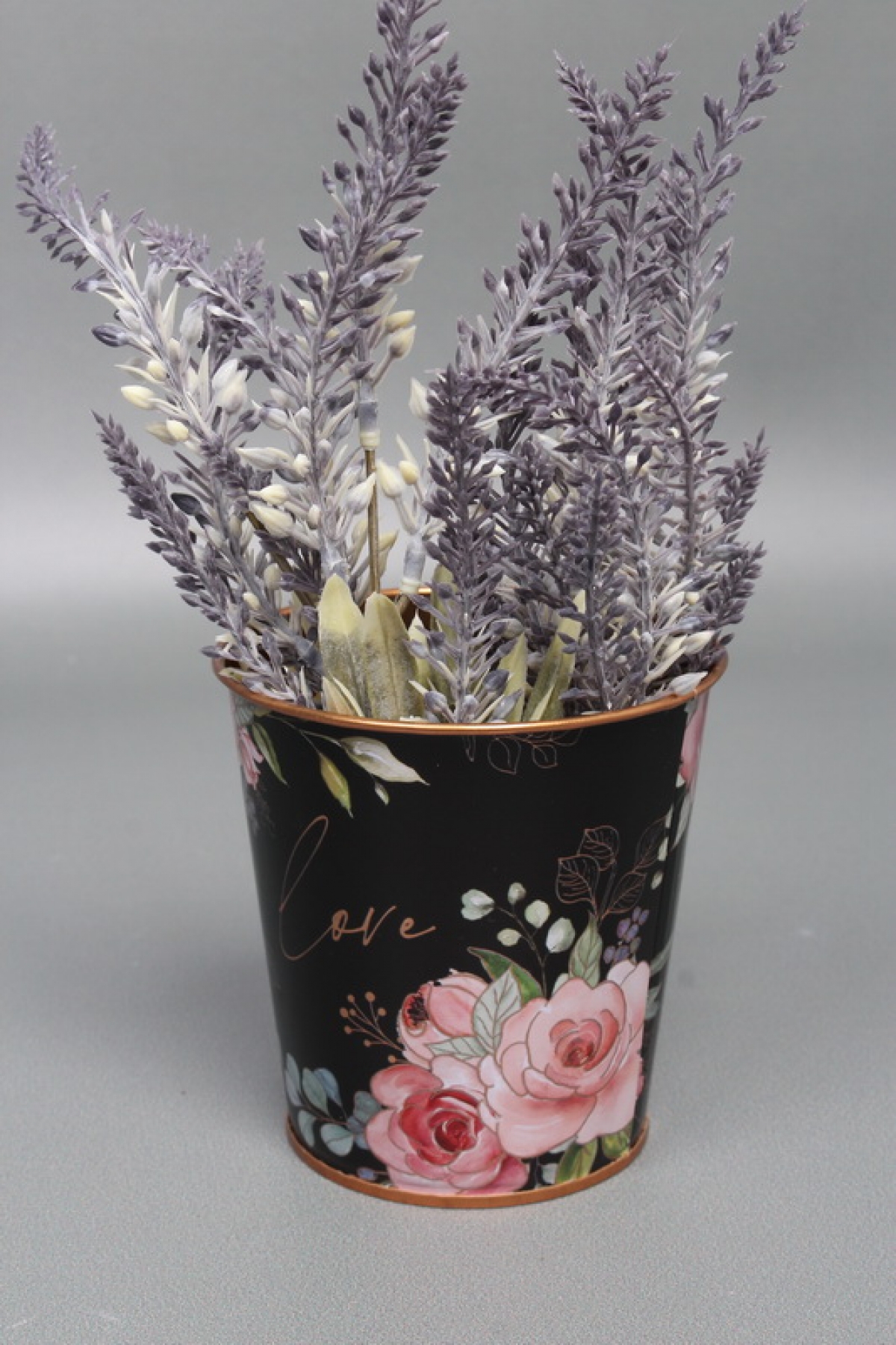 Декоративное кашпо "Магическая красота" D10XH10 см B:D7.5 см,  металл  7905М