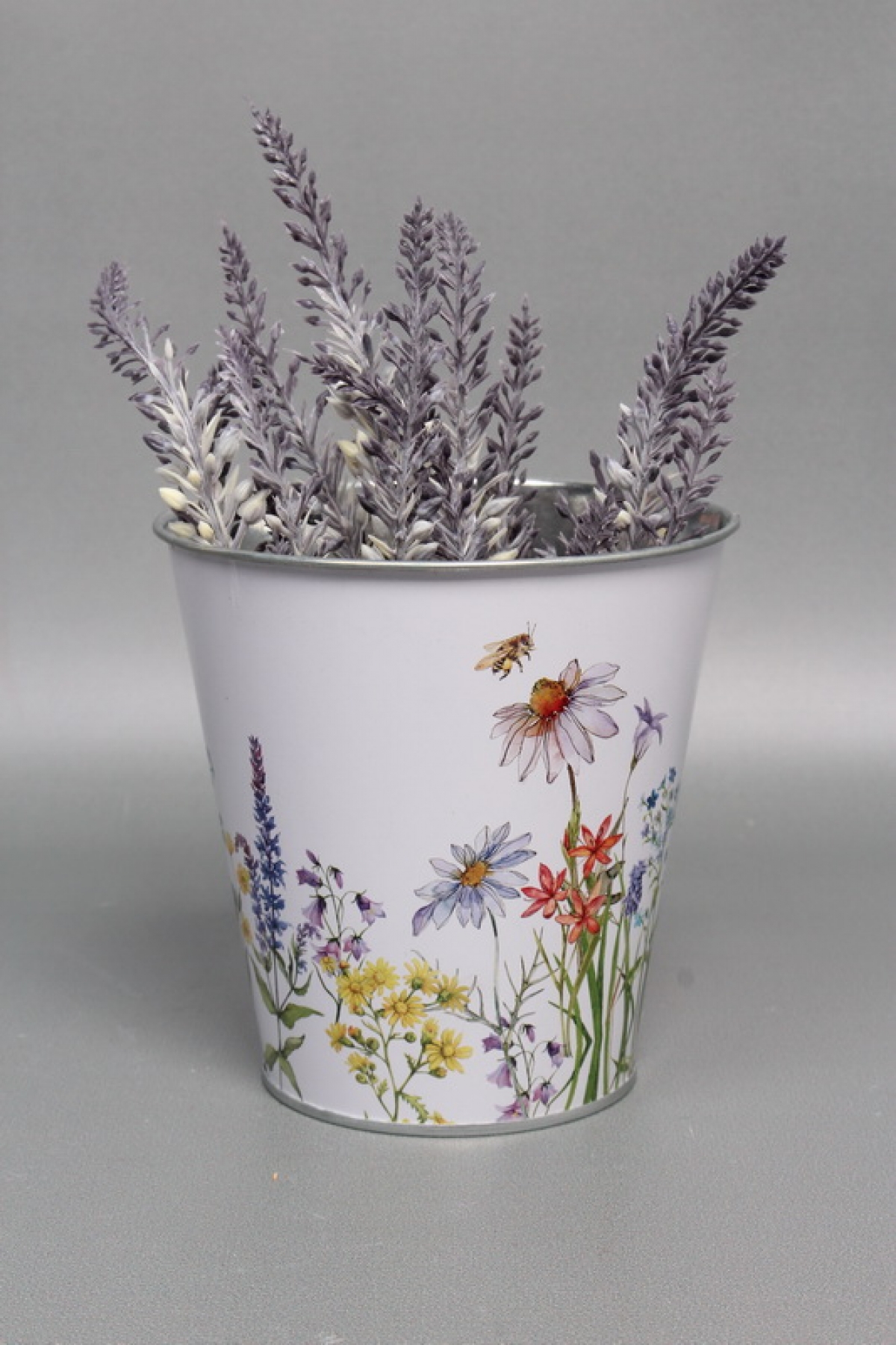 Декоративное кашпо "Ромашки" 13XH13CM B8,8, металл  3972М