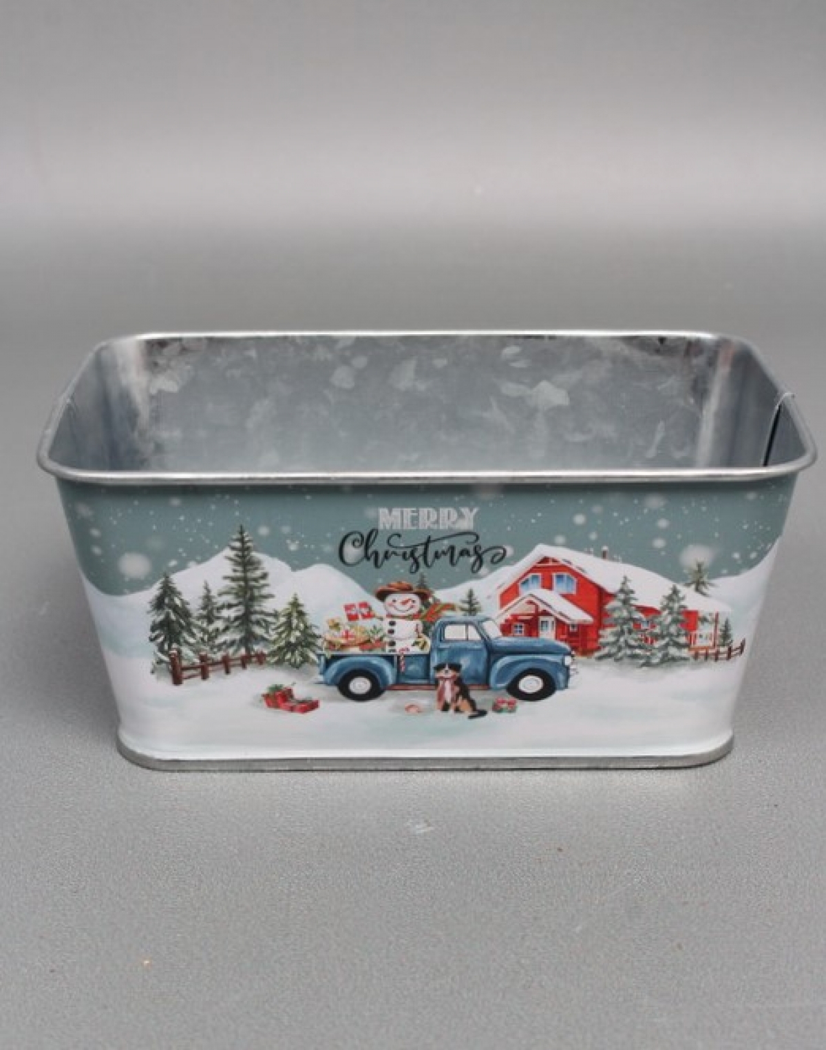 Декоративное кашпо "Сказочное настроение" 14.5X9.5XH6.5CM 12X7CM, металл 1124М