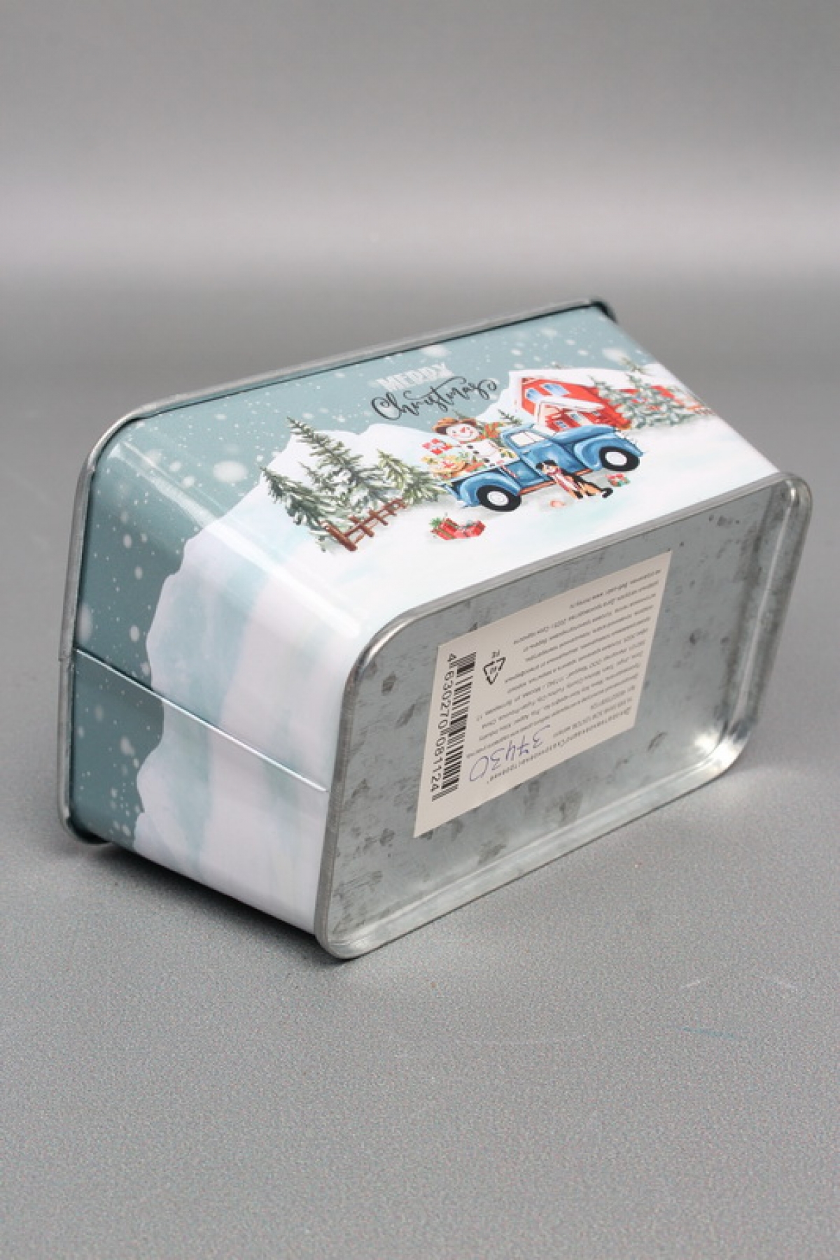 Декоративное кашпо "Сказочное настроение" 14.5X9.5XH6.5CM 12X7CM, металл 1124М